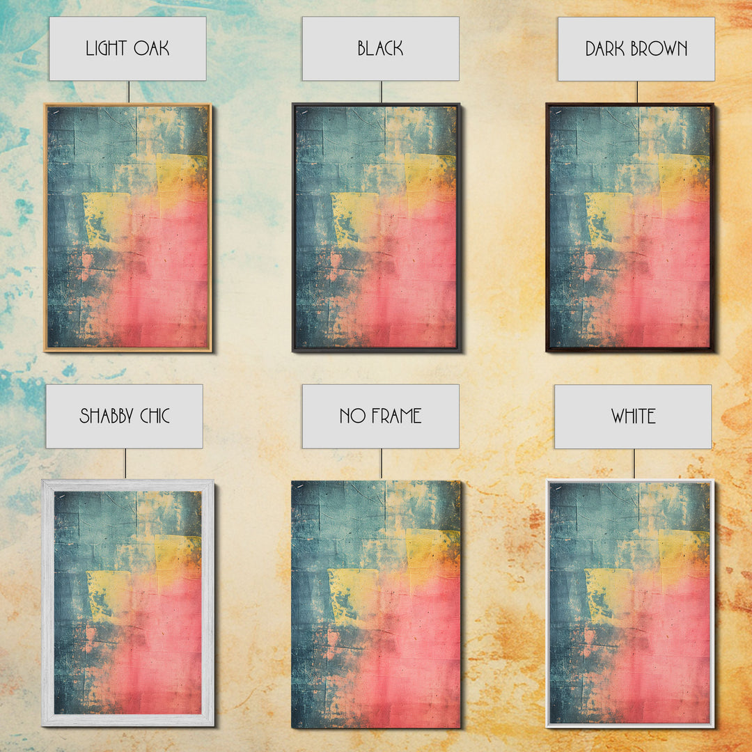 Denim Canvas Print Wall Art, Tie Dye Denim Texture Print On Canvas, Unique Wall Art, Boho Style Art, Minimalist Wall art