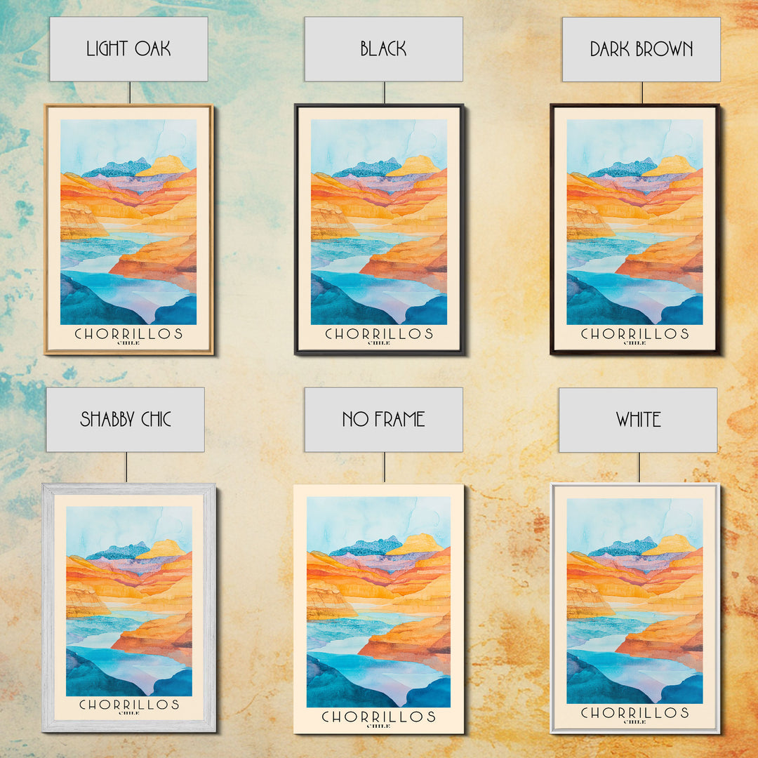 Chorrillos, Chile Watercolor Beach Print, Vacation Gift, Chile Wall Art, Beach Painting, Beach Decor, Beach Painting
