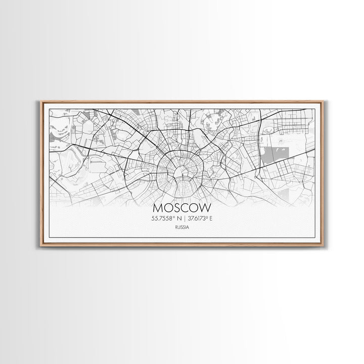 Moscow City Map, Russia Map, Map Art, Minimalist Wall Art, Wall Art, Canvas Art, European Wall Art, Russian Wall Print, Gift For Friend