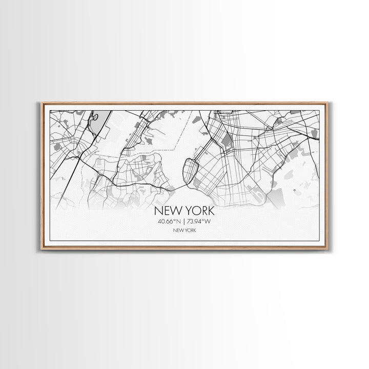 New York City Map, New York Art, Map Art, Minimalist Wall Art, Wall Art, Canvas Art, Bar Cart Wall Art, Teen Room Décor, Best Gifts For Her