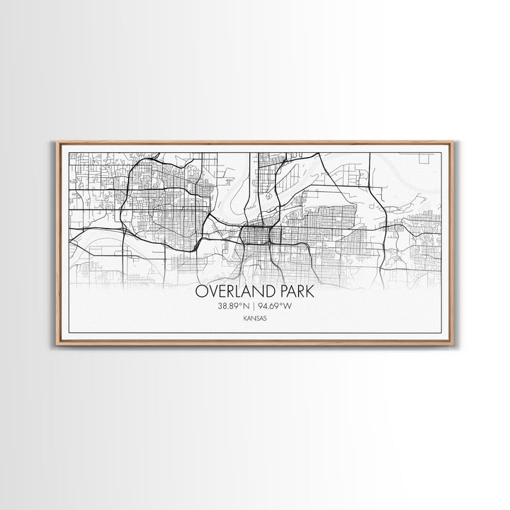 Overland Park City Map, Kansas Art, Map Print, Minimalist Wall Art, Wall Art, Canvas Art, Gift For Realtor, Boho Wall Hanging, Southern Art