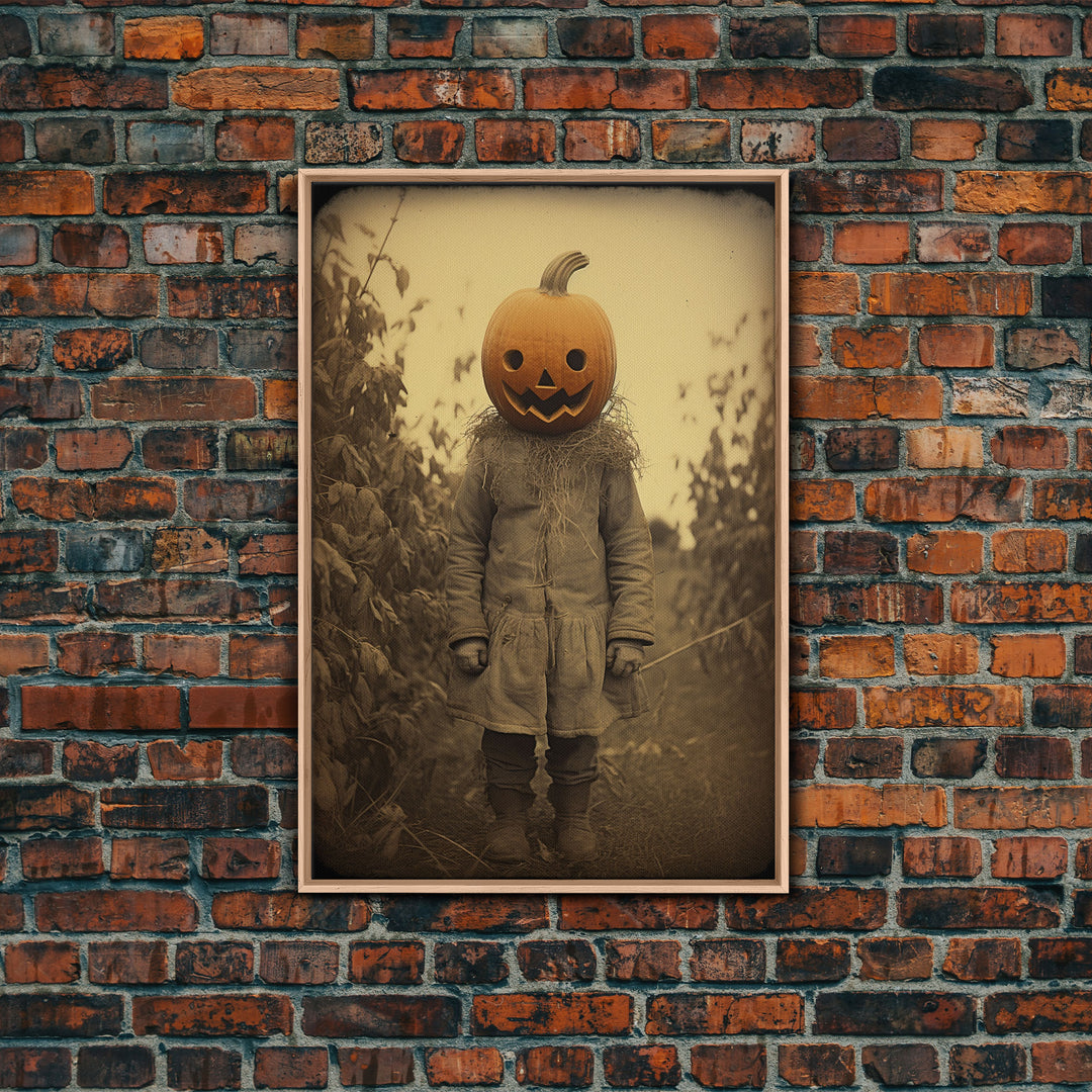 Halloween Wall Art, Spooky Art Print, Dark Art Print, Creepy Wall Art, Canvas Print, Wall Art, Vertical Print, Home Decor, Wall Decor