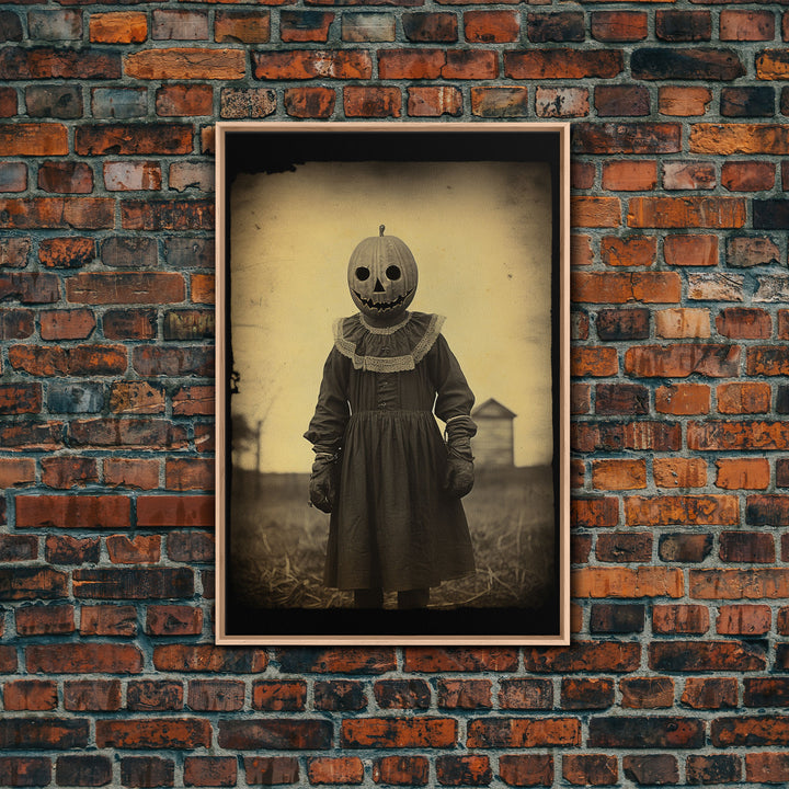 Creepy Wall Art, Horror Home Decor, Scary Wall Art, Spooky Halloween Canvas Print, Wall Art, Vertical Print, Home Decor, Wall Decor