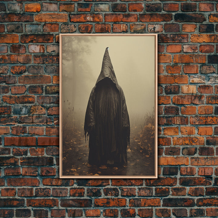 Horror Art Print, Dark Art Print, Witch Wall Decor, Gothic Wall Decor, Canvas Print, Wall Art, Vertical Print, Home Decor, Wall Decor