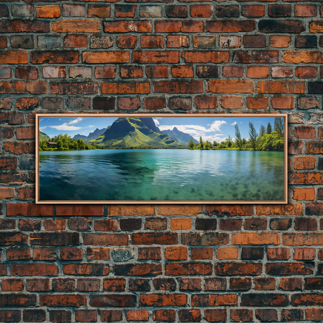 Panoramic Print of Tahiti, Extra Large Wall Art, Panoramic Wall Art, Panoramic Landscape Print, Landscape Photography