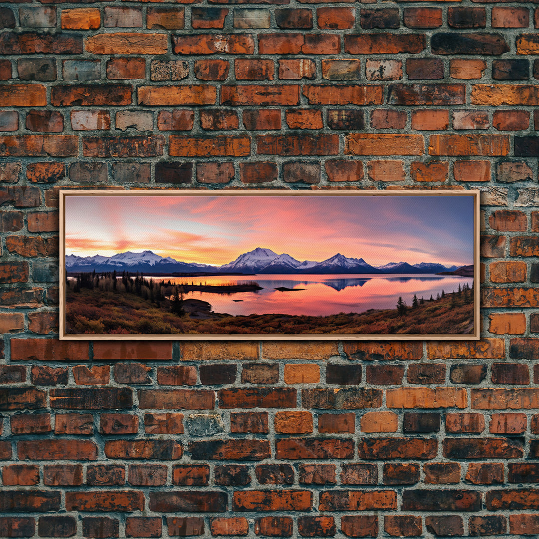 Panoramic Print of Wrangell St. Elias Park, Extra Large Wall Art, Panoramic Wall Art, Panoramic Landscape Print, Landscape Photography