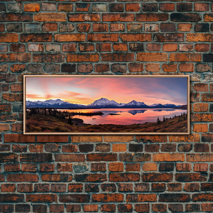 Panoramic Print of Wrangell St. Elias Park, Extra Large Wall Art, Panoramic Wall Art, Panoramic Landscape Print, Landscape Photography