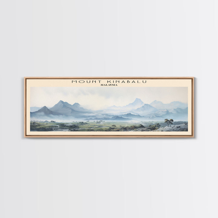 Mount Kinabalu Wall Art Travel Poster Print, Gift For Travel Lover, Vacation Gift, COUNTRY Wall Art, Home Decor, Original Art