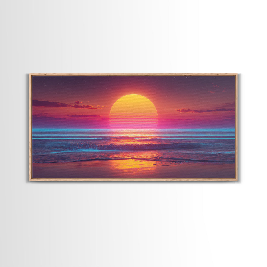 Elegant Lotus Flower Ripple In Water Soft Minimalist Painting Wall Art Framed Canvas Print For Bedroom Decor