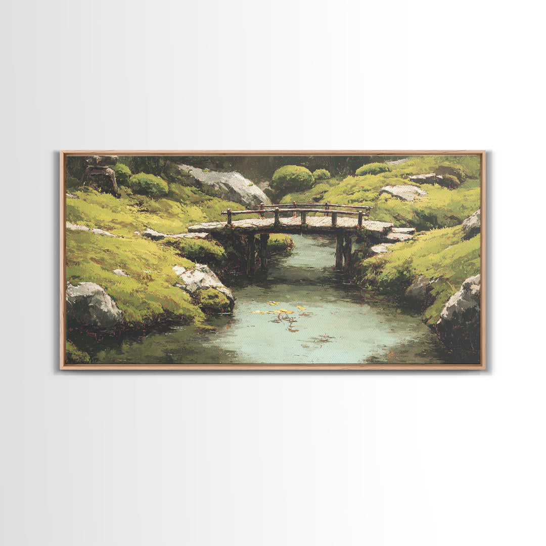 Serene Lake At Dawn With Fisherman In Rowboat And Misty Atmosphere Wall Art