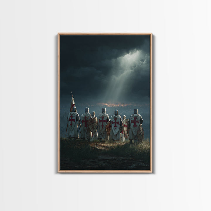Realistic Polar Bear Urban Mural Wall Art Canvas Print For Contemporary Home And Eclectic Wall Decor