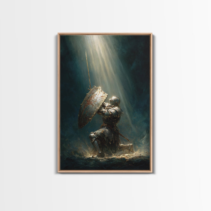 Peaceful Summer Lake With Canoe Dockside Scenic Landscape Wall Art Framed Canvas Print For Tranquil Home Decor