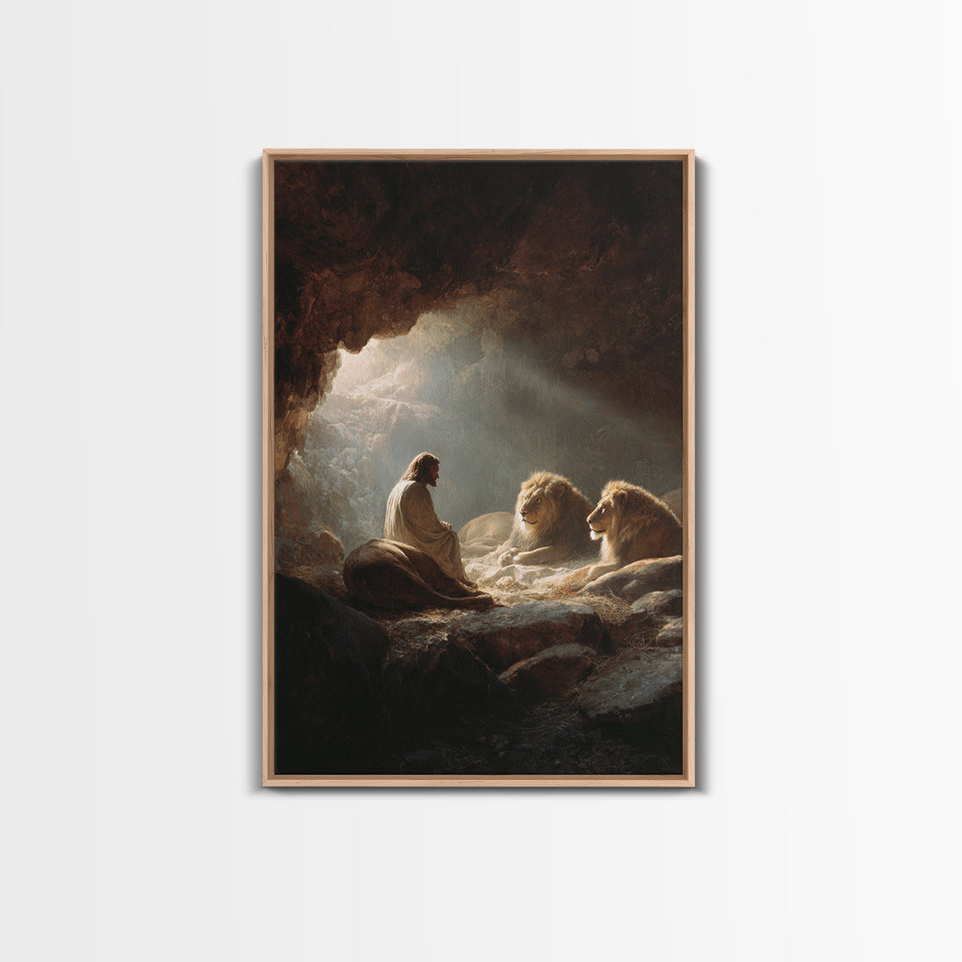 Epic Fantasy Knight Holding Sword Lightning Sky Dramatic Painting | Modern Canvas Print Wall Art For Home Decor Office