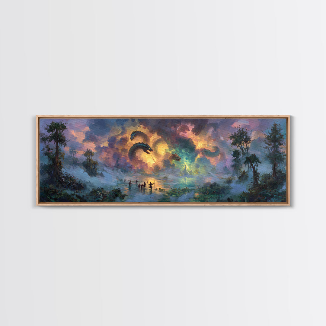 Panoramic View Of Pilgrims At Holy Kaaba Mecca Cityscape Painting Framed Canvas Print Religious Islamic Wall Art For Home Decor