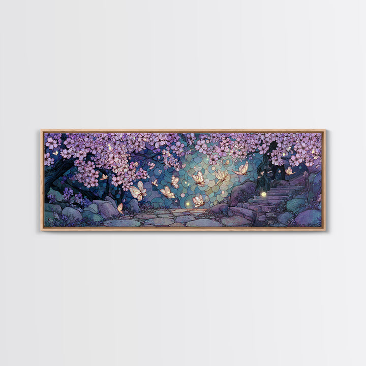 Fantasy Epic Battle Scene With Sorcerer Wielding Lightning Over Majestic Mountain Wall Art