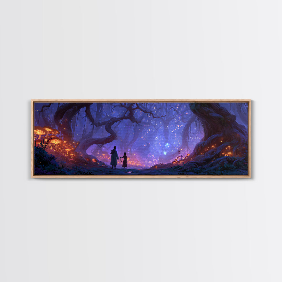 Subway Interior Vivid Street Art With Wolf Mural Framed Canvas Print Urban Wall Art For Modern Living Room Decor