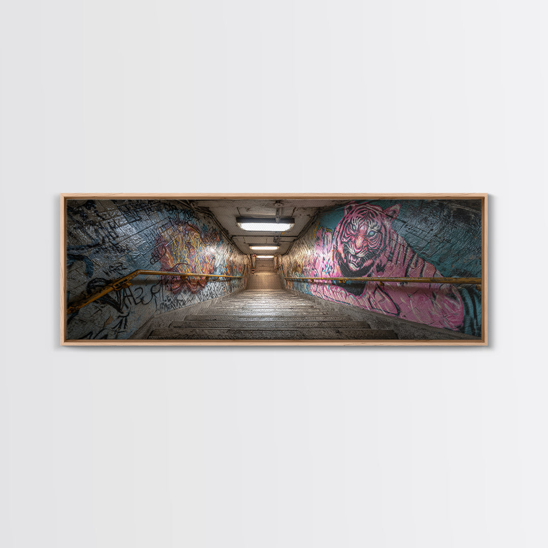 Fantastical Medieval Knight Amid Flames Fantasy Art Dark Dramatic Wall Art Canvas Print Gothic Home Decor