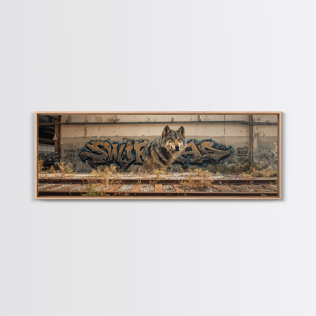 Beautiful Renaissance Style Jesus In Cave With Lions Wall Art Framed Canvas Print Religious Home Decor