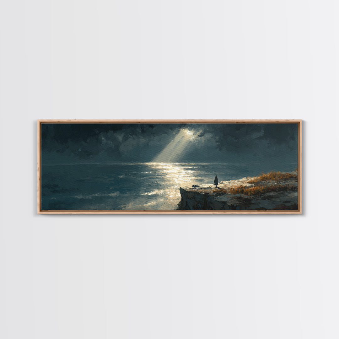 Panoramic City Street Alley With Bold Owl Mural Vibrant Urban Wall Art Painting Framed Canvas Print For Modern Apartment Or Office Decor
