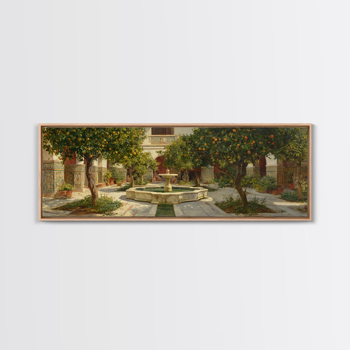 Classic European Cityscape With Modern Skyline And Glowing Lights At Dusk - Elegant Wall Art Framed Canvas Print For Living Room Decor
