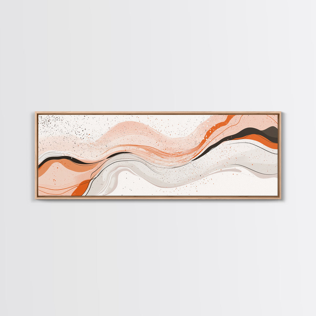 Beige, Black and Grey Swirl Art, Black & Beige Abstract Art Print, Tropical Wall Art, Abstract Wall Art, Living Room Wall Art / Home Decor