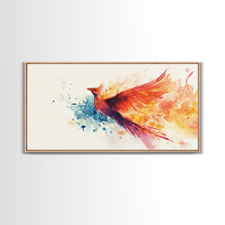 Phoenix In Flight - Canvas Print - Inspirational Wall Art
