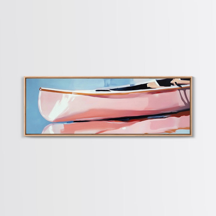 Pastel Waves, Beach Serenity, Coastal Minimalism, Framed Canvas Print, Ocean Abstract Art, Relaxing Seaside Decor, Nautical Wall Art