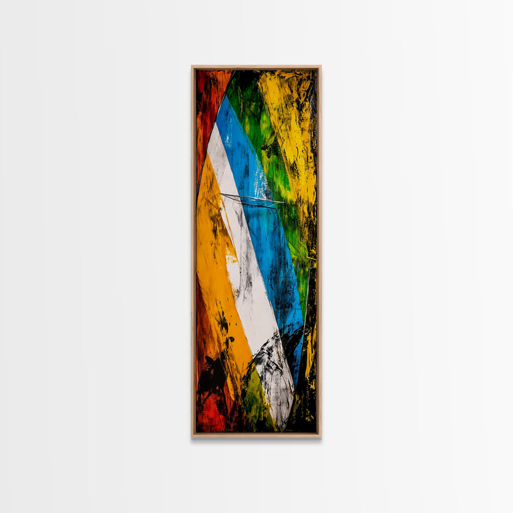 Abstract Shapes, Modern Art, Geometric Canvas Print, Bold Wall Art, Contemporary Home Decor, Large Office Art, Unique Statement Art