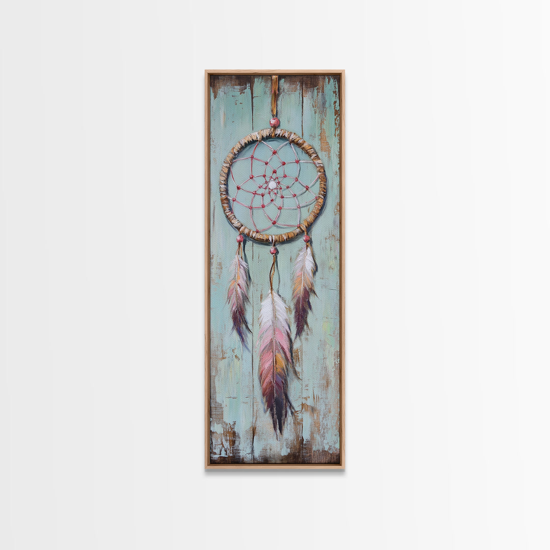 Boho Dreamcatcher With Feathers Wall Art, Spiritual Decor, Southwestern Wall Decor, Whimsical Nursery Art, Housewarming Gift