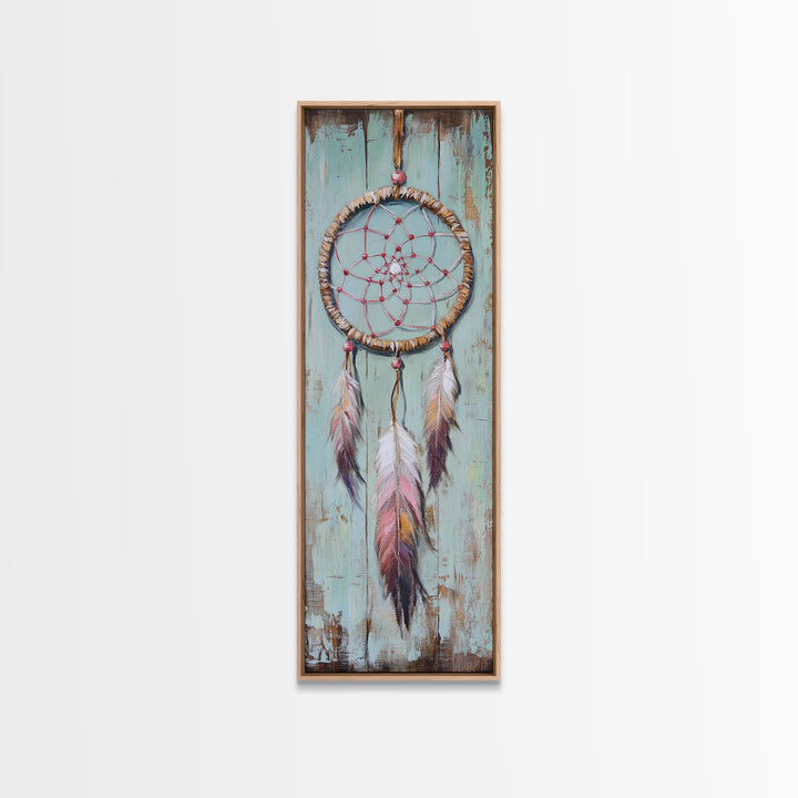 Boho Dreamcatcher With Feathers Wall Art, Spiritual Decor, Southwestern Wall Decor, Whimsical Nursery Art, Housewarming Gift