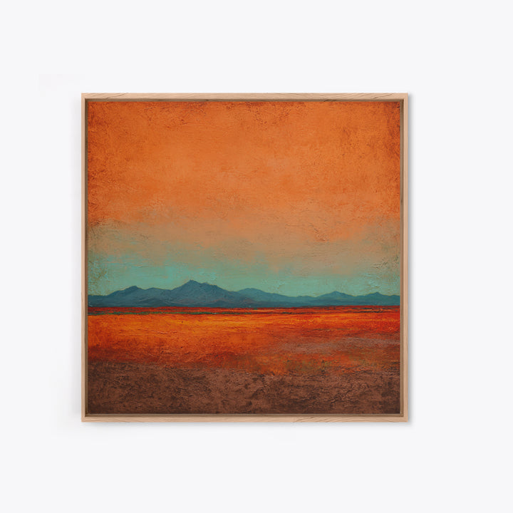 Dreamy Desert Sunset Canvas Print, Above Bed Art, Whimsical Decor, Bedroom Decor, Fine Art, Serenity, Bedroom Wall Decor, ABA-1x1-31