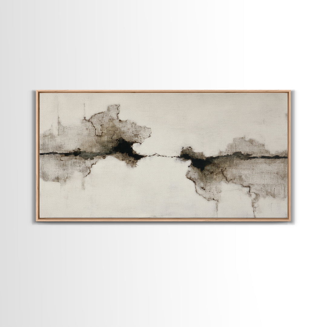 Minimal Two Figure Line Drawing Canvas Print, Above Bed Art, Living Room Decor, Bedroom Decor, Serenity 176, Piece Wall Art, ABA-2x1-76