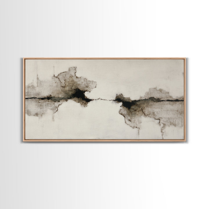 Minimal Two Figure Line Drawing Canvas Print, Above Bed Art, Living Room Decor, Bedroom Decor, Serenity 176, Piece Wall Art, ABA-2x1-76