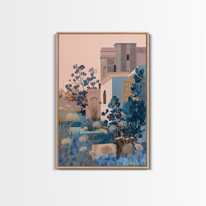 Oversized Lavender Field Framed Canvas Print, Above Bed Art, Room Decor, Bedroom Decor, Oil Painting, Serenity, Large Wall Art, ABA-2x3-51