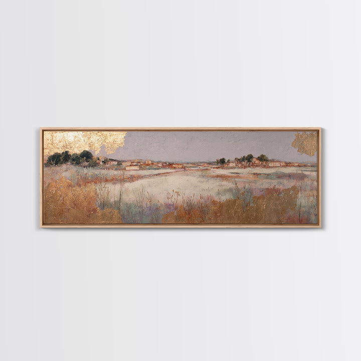 Oversized Lavender Field Framed Canvas Print, Above Bed Art, Wall Art, Bedroom Decor, Fine Art, Serenity, Digital Print, ABA-3x1-59