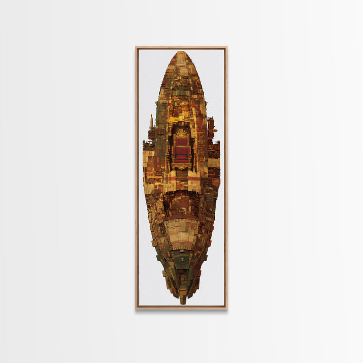Ornate African Shield Throne Relic Wall Art, African Tribal Art Print, Afrocentric Decor, Cultural Home Decor Gift, Statement Piece