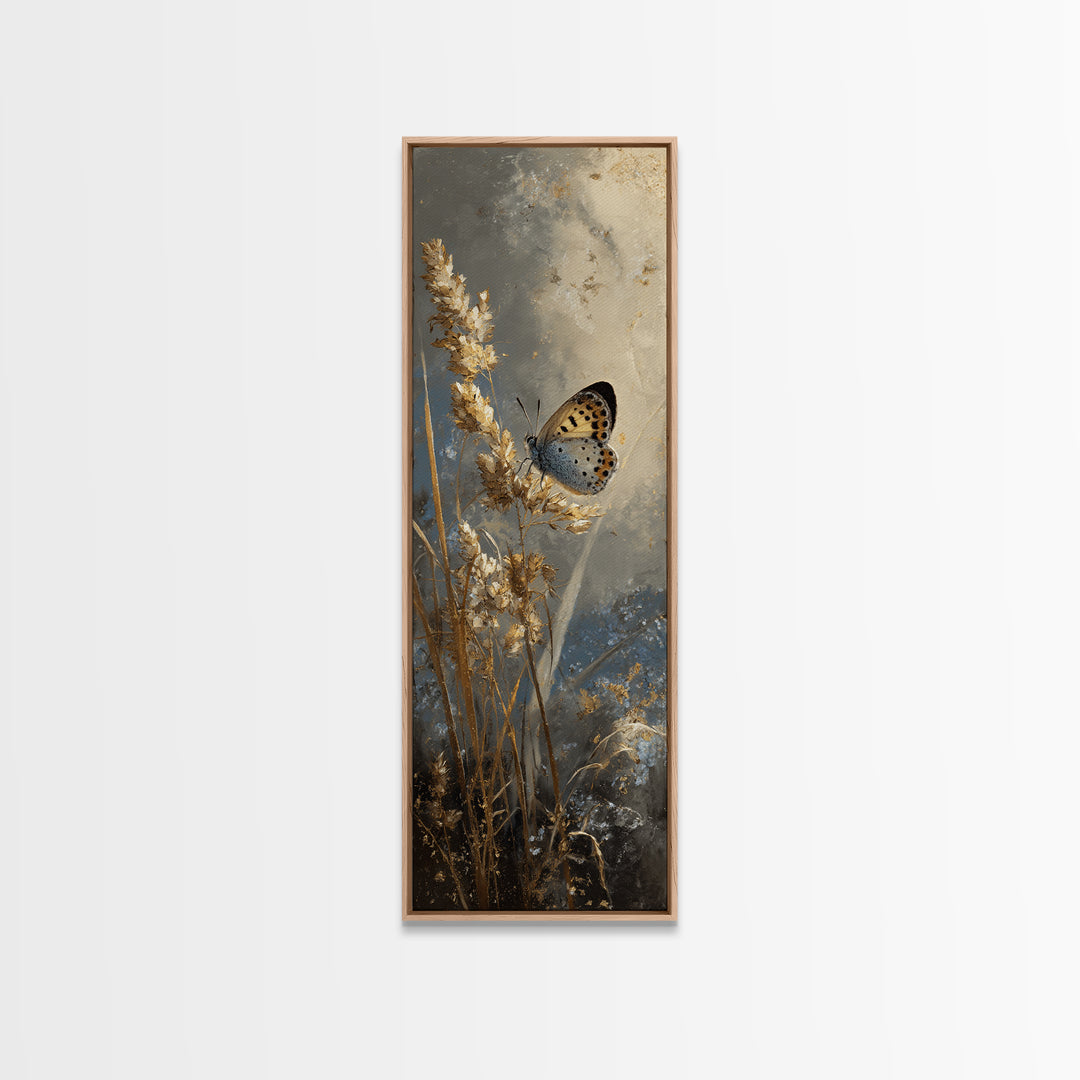 Butterfly Specimen Composition Canvas Print, Animal Art, Nursery Decor, Living Room Decor, Fine Art, Creature, Nursery Art, ANI-1x3-11