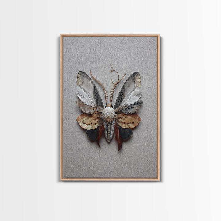 Butterfly Specimen Composition Canvas Print, Animal Art, Art, Living Room Decor, Creature, Original Art, Nursery Wall Art, ANI-2x3-79