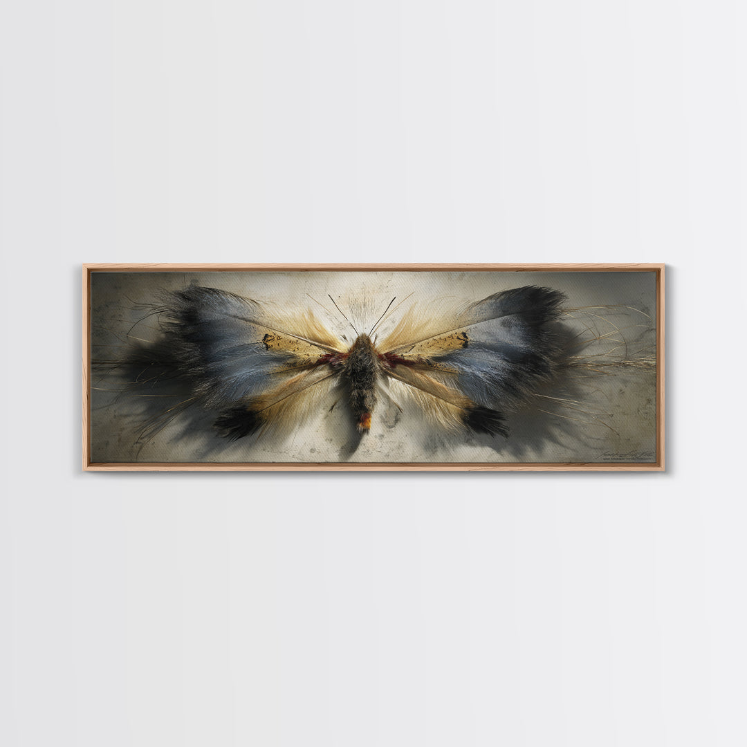 Butterfly Specimen Composition Canvas Print, Animal Art, Fine Art Print, Living Room Decor, Fine Art, Creature, Wall Decor, ANI-3x1-39
