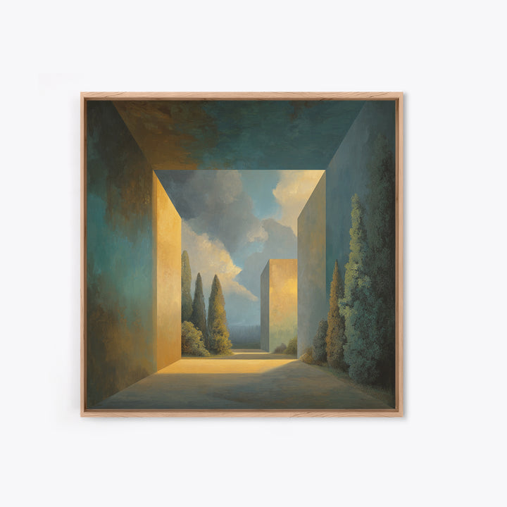 Surreal Dream Landscape Framed Canvas Print, Art, Wall Art for Mom, Living Room Decor, Fine Art, Wood Wall Art, ART-1x1-11