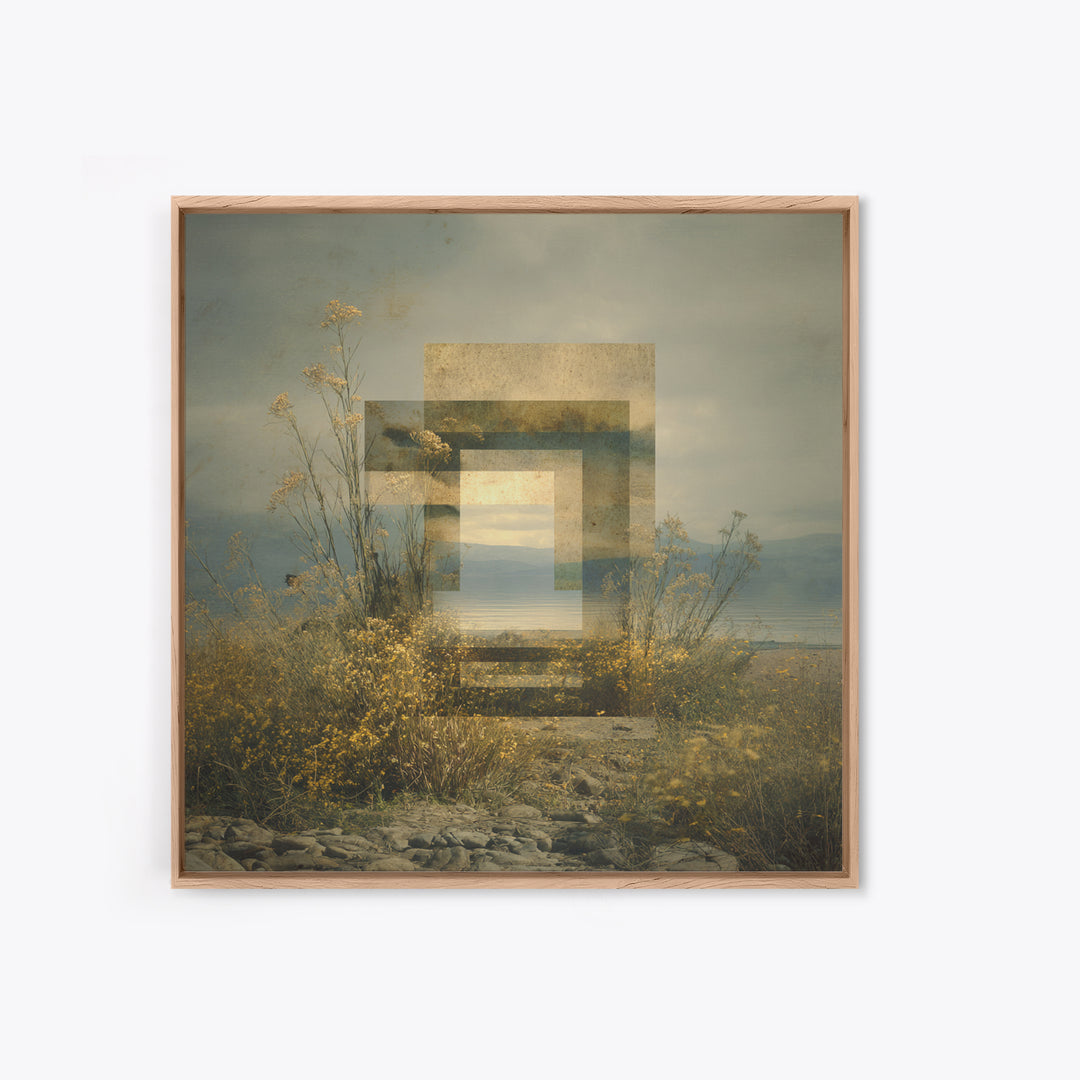 Surreal Dream Landscape Canvas Print, Art, Canvas Wall Art, Living Room Decor, Fine Art, Boho Wall Art, Pink Wall Art, ART-1x1-35