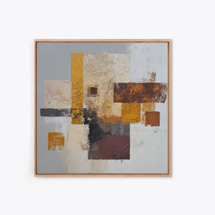 Textured Neutral Abstraction Framed Canvas Print, Art, Printable Art, Living Room Decor, Fine Art, Statement Artwork, ART-1x1-37