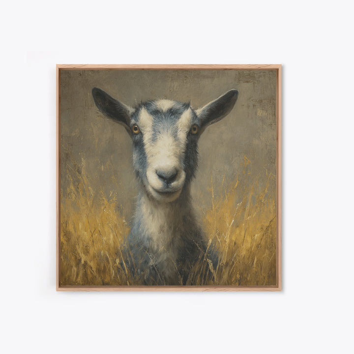 Elegant Animal Portrait Framed Canvas Print, Art, Ai Art, Living Room Decor, Fine Art, Home Decor, Gallery Decor, ART-1x1-42