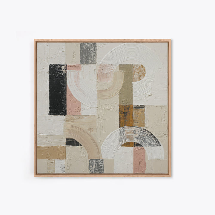Textured Neutral Abstraction Framed Canvas Print, Art, Printable Art, Living Room Decor, Fine Art, Statement Artwork, ART-1x1-61