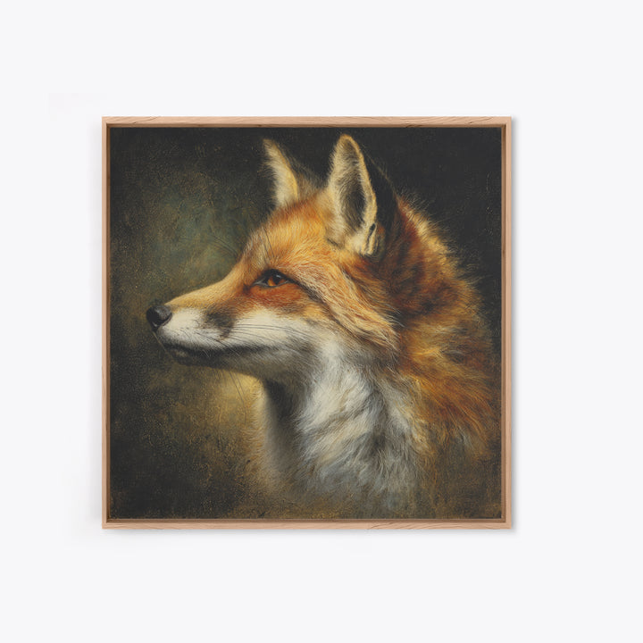 Elegant Animal Portrait Framed Canvas Print, Art, Ai Art, Living Room Decor, Fine Art, Home Decor, Gallery Decor, ART-1x1-66