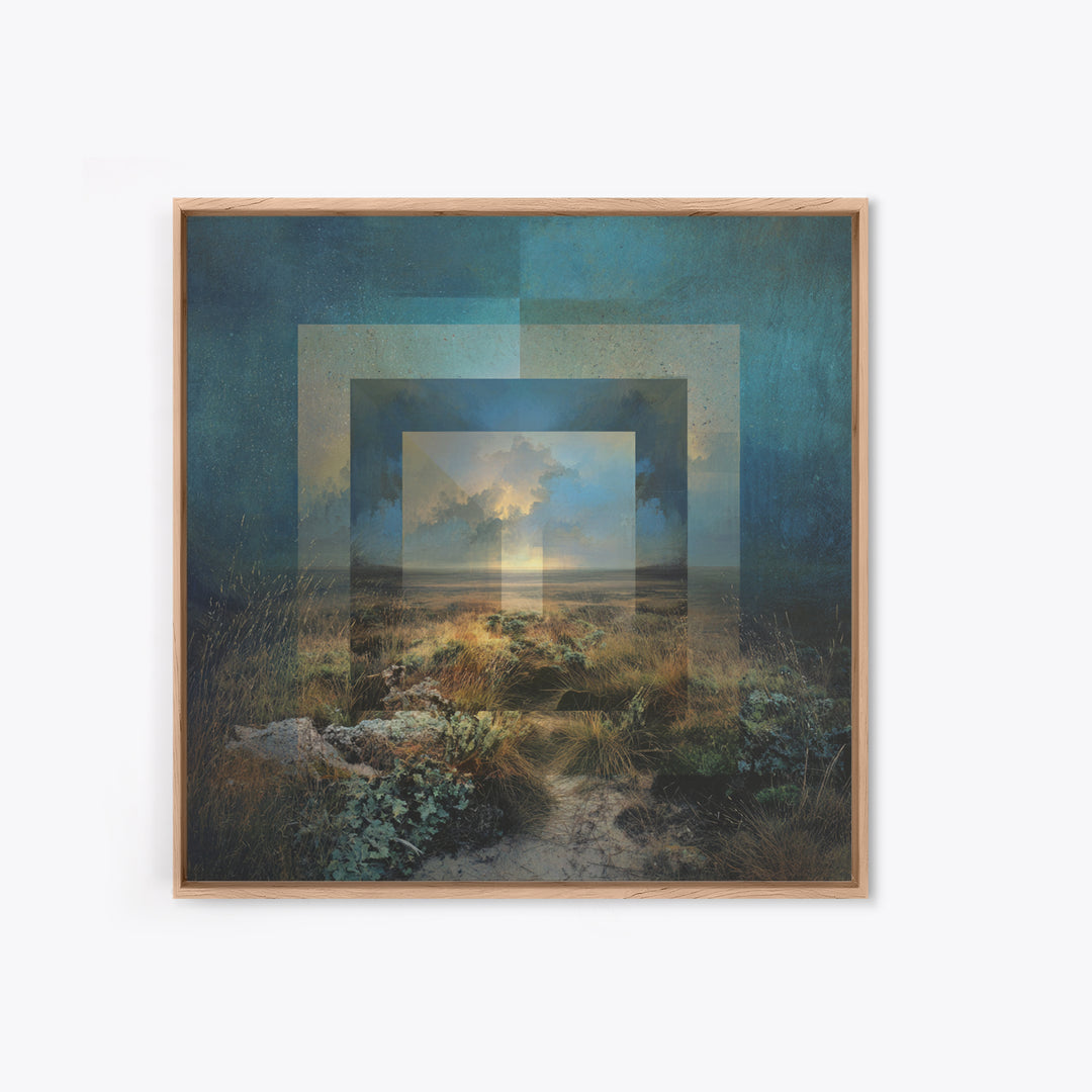 Surreal Dream Landscape Framed Canvas Print, Art, Wall Decor, Living Room Decor, Oil Painting, Wall Art, Art Prints, ART-1x1-83