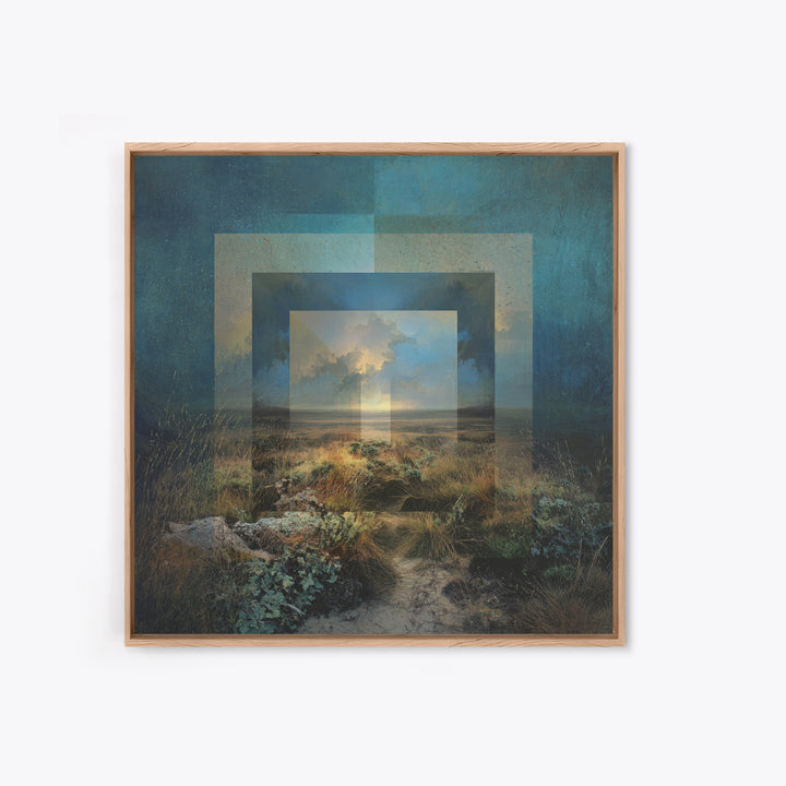 Surreal Dream Landscape Framed Canvas Print, Art, Wall Decor, Living Room Decor, Oil Painting, Wall Art, Art Prints, ART-1x1-83