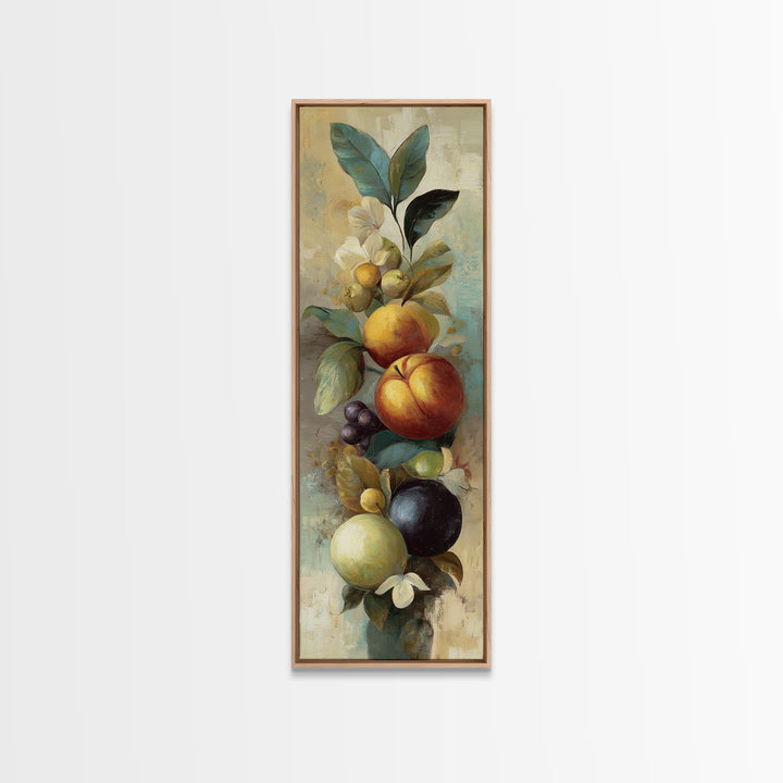 Bold Pop Fruit Composition Canvas Print, Art, Wall Art for Mom, Living Room Decor, Fine Art, Wood Wall Art, Prints Wall Art, ART-1x3-100