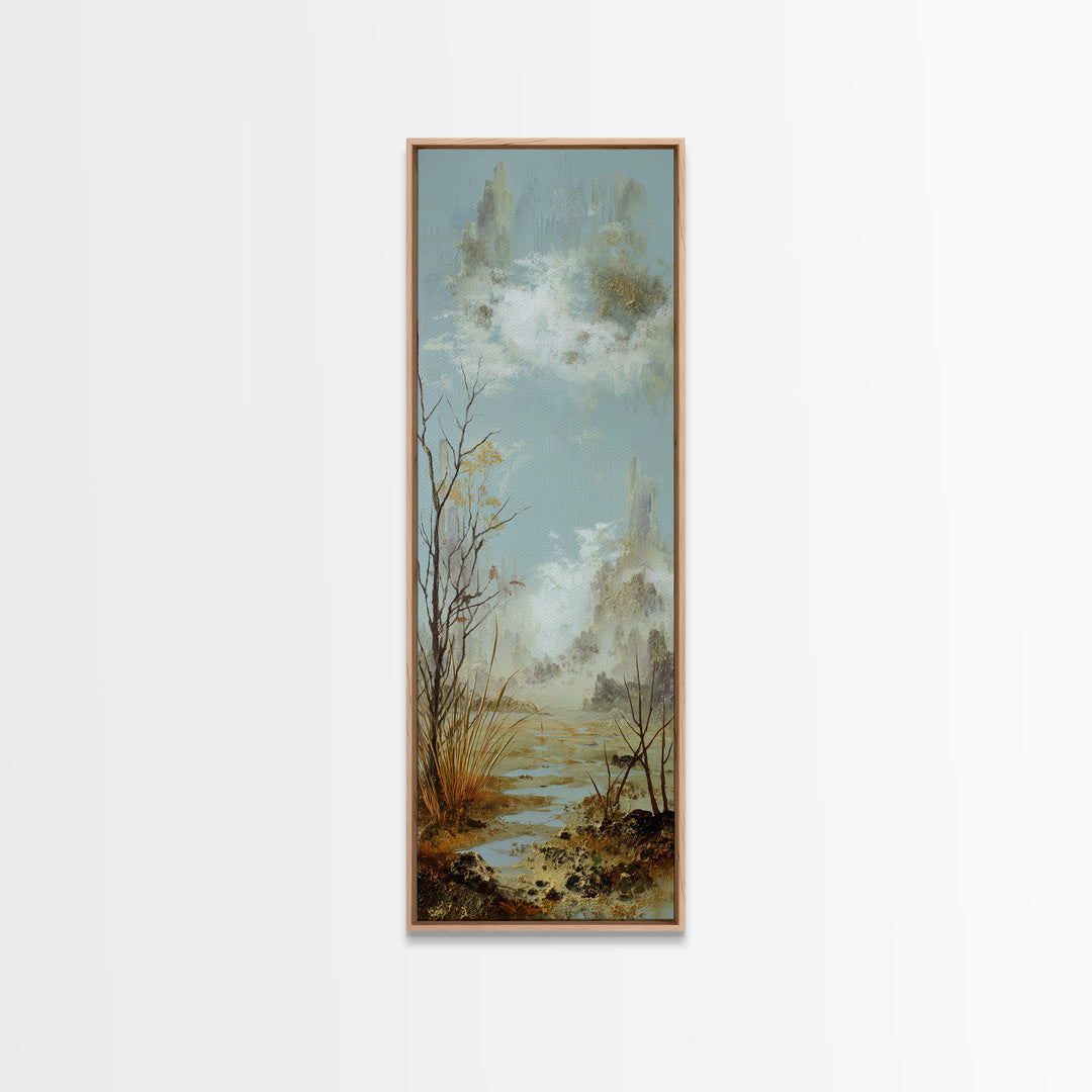 Surreal Dream Landscape Canvas Print, Art, Boho Decor, Living Room Decor, Fine Art, Printable Wall Art, Wall Art Prints, ART-1x3-23