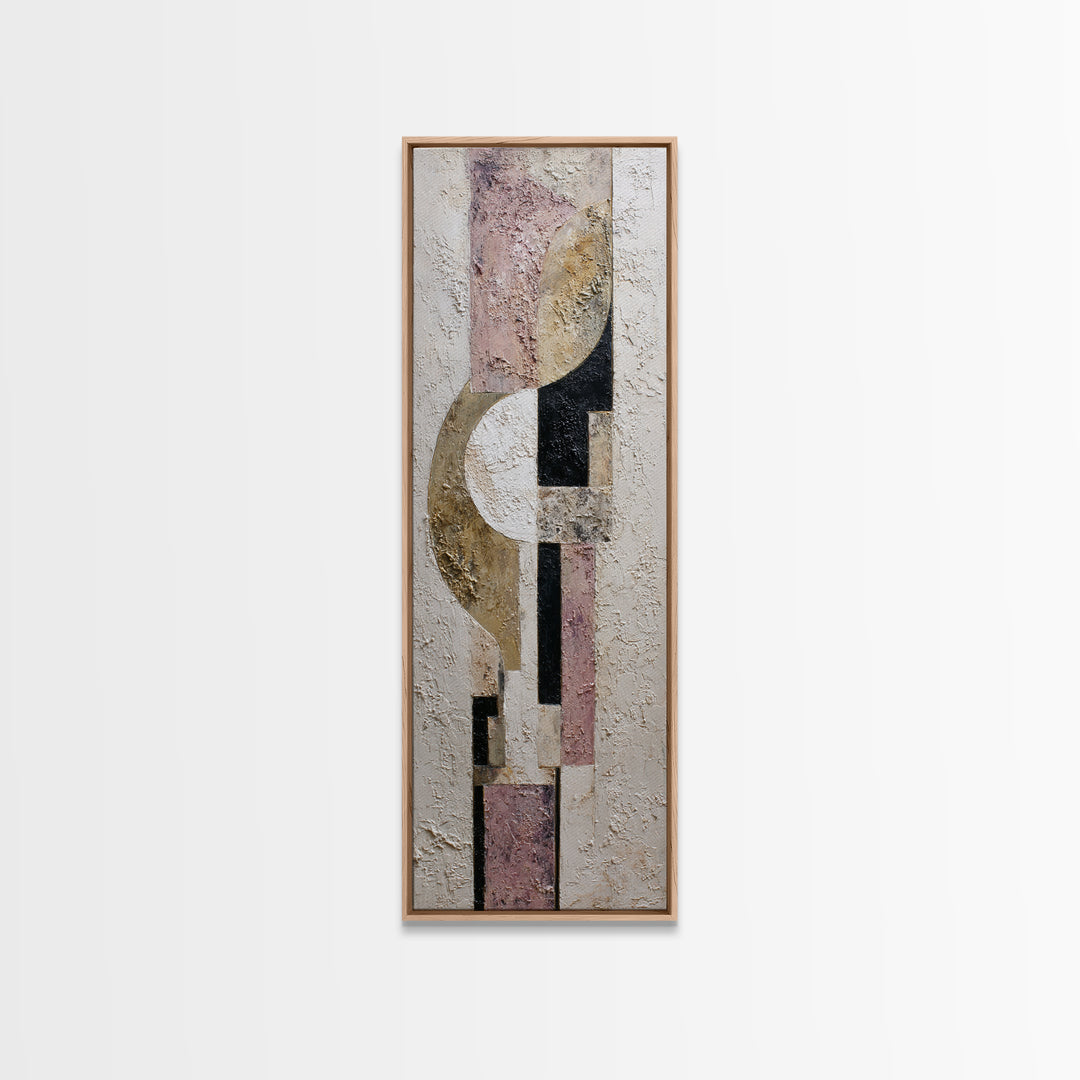 Textured Neutral Abstraction Canvas Print, Art, Textured Wall Art, Living Room Decor, Abstract Art, Gallery Decor, ART-1x3-49